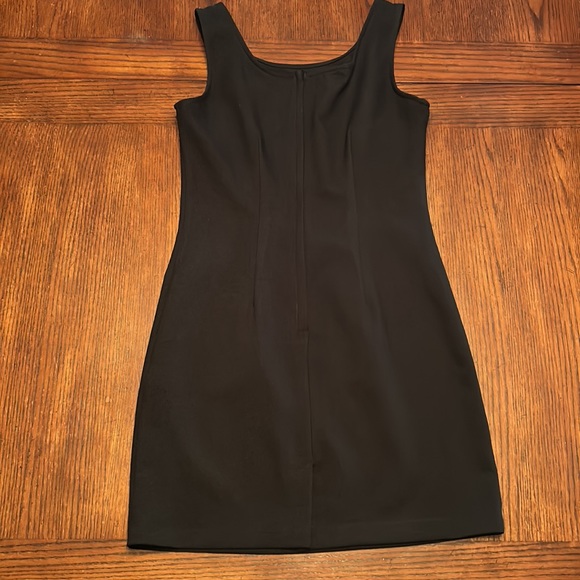 Black Tank Dress Fitted Size 7/8 - Picture 5 of 14